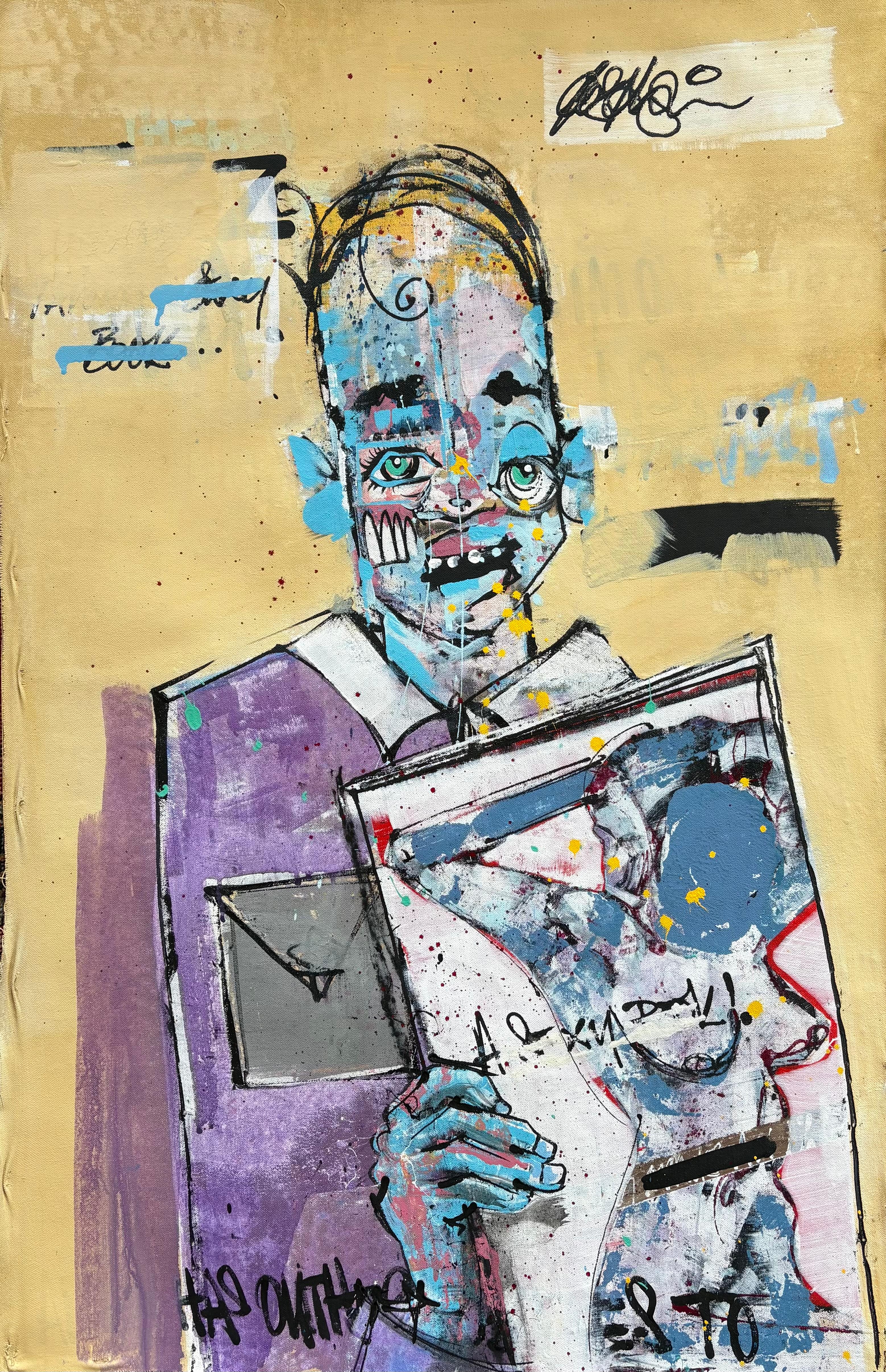 Figurative Painting di Joseph Gilgun - Razzle