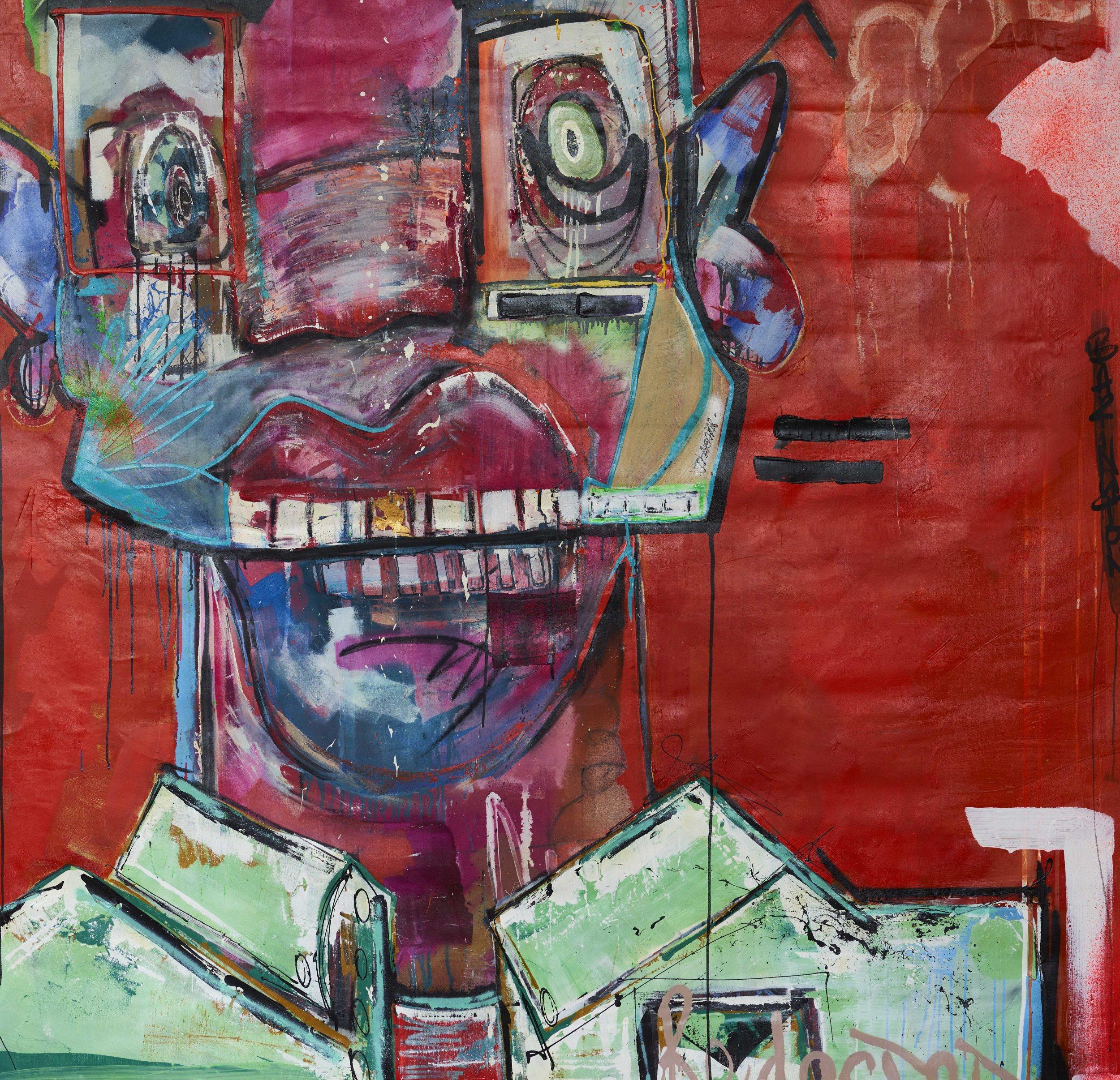 Figurative Painting di Joseph Gilgun - Red Barrington