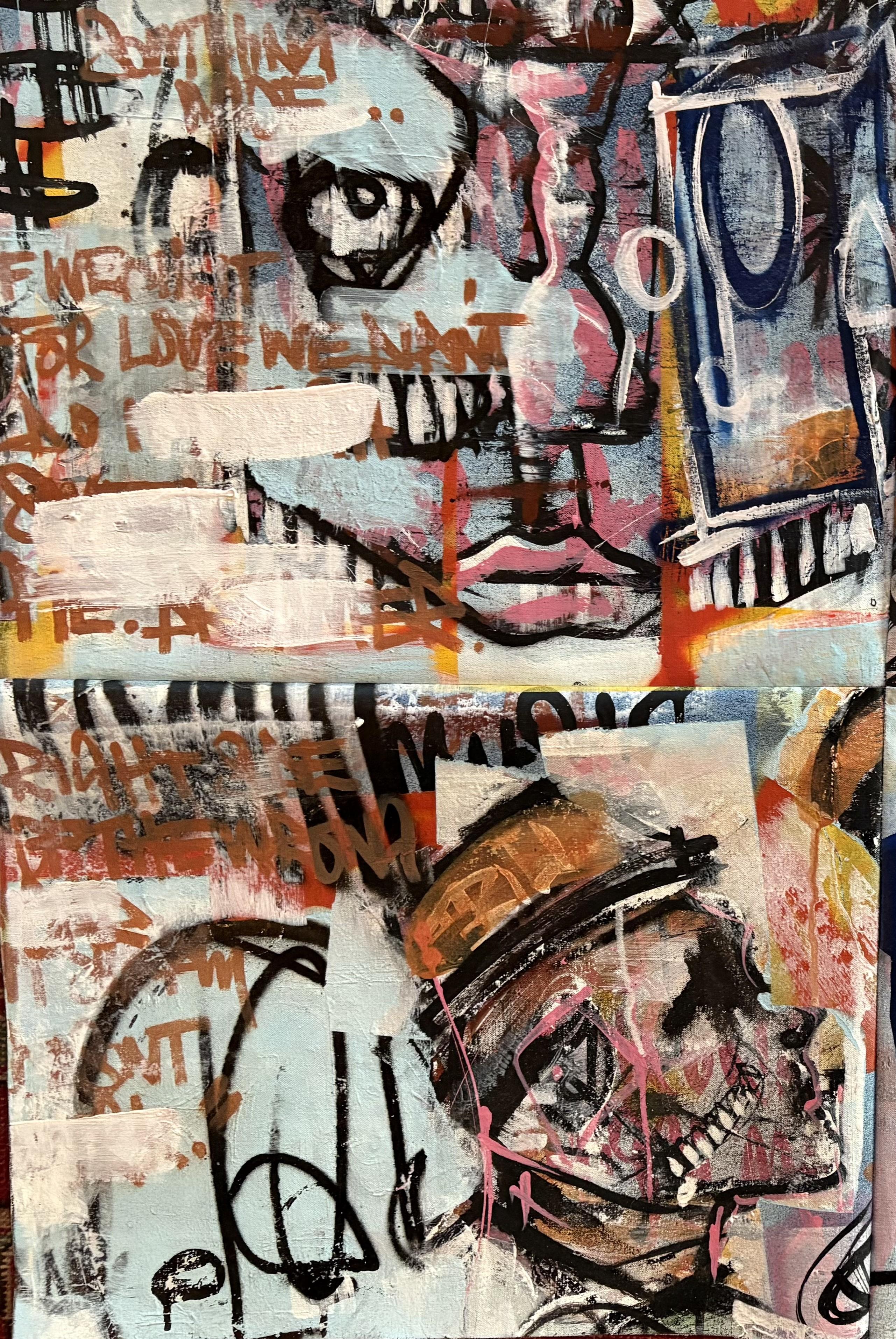 Shepard Fairey - Abstract Painting by Joseph Gilgun