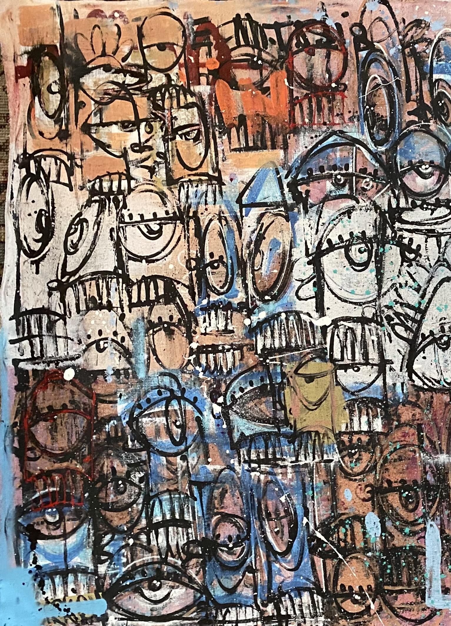 The One That Got Away - Abstract Painting by Joseph Gilgun