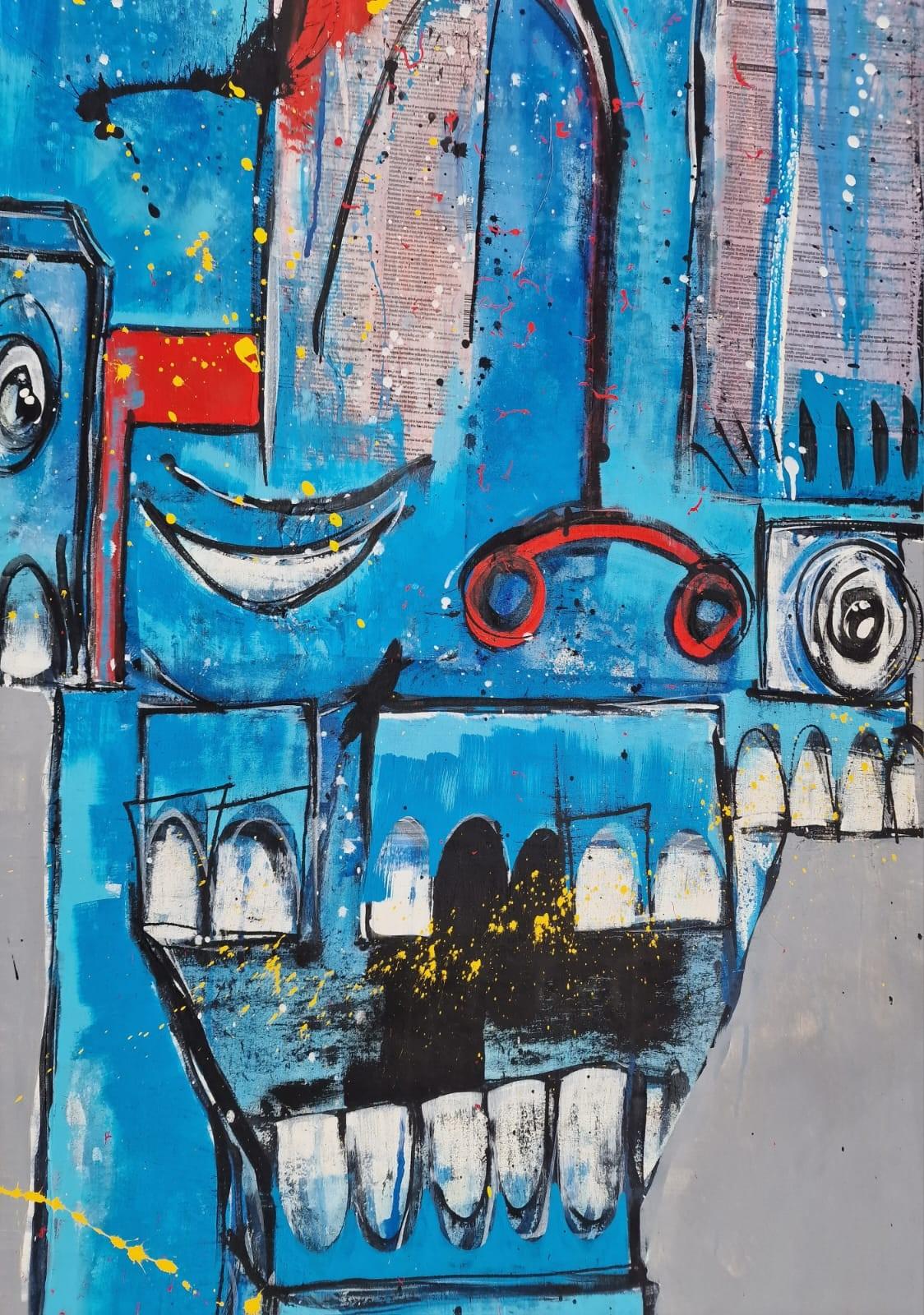 Il prezzo della felicità Part One - Painting Astratto di Joseph Gilgun