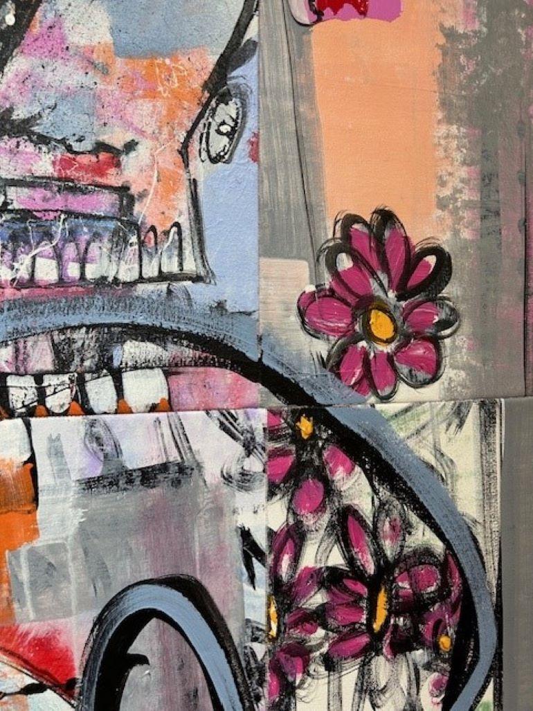 Turkey Teeth - Abstract Painting by Joseph Gilgun