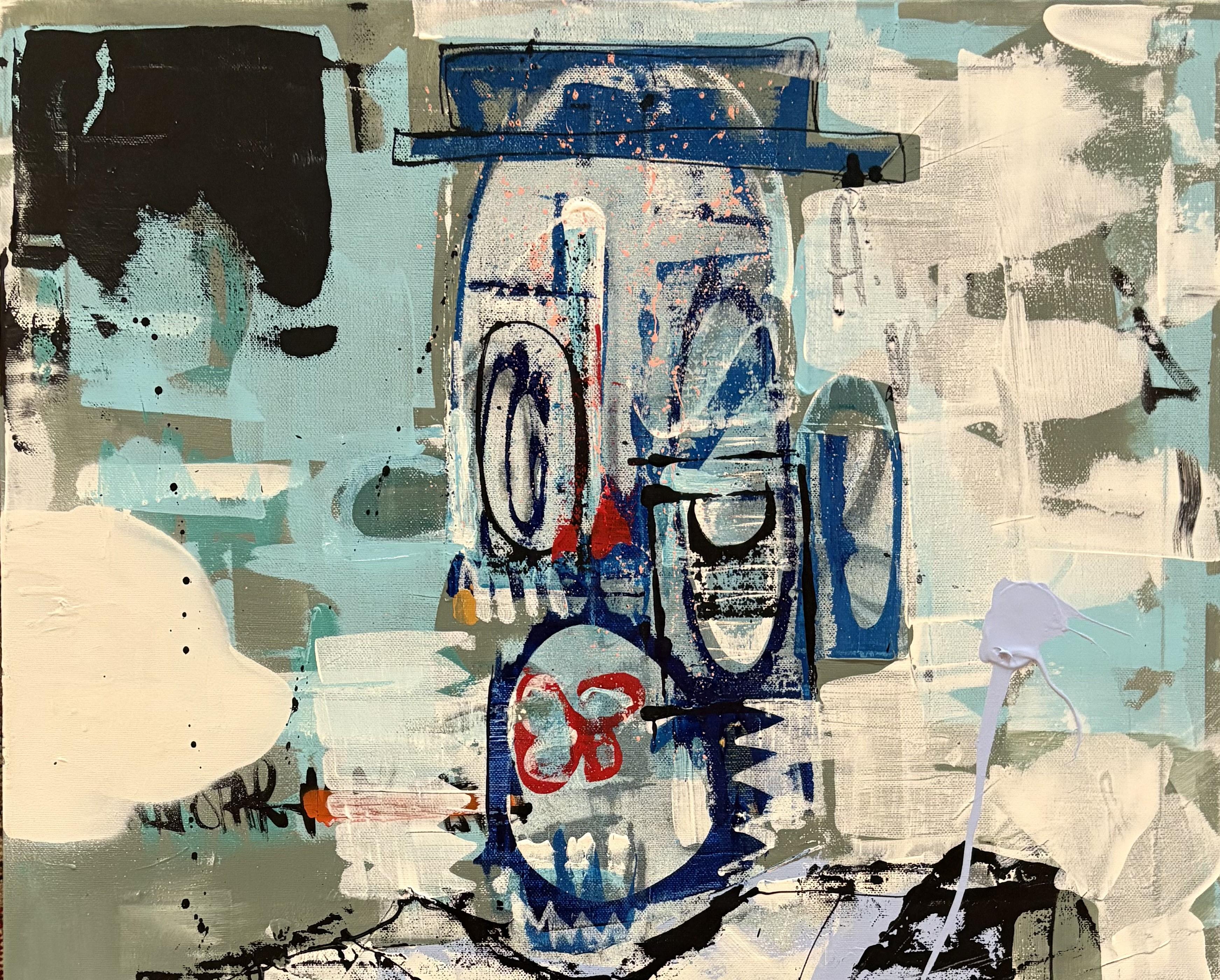Jimmy Take 2 - Abstract Painting by Joseph Gilgun