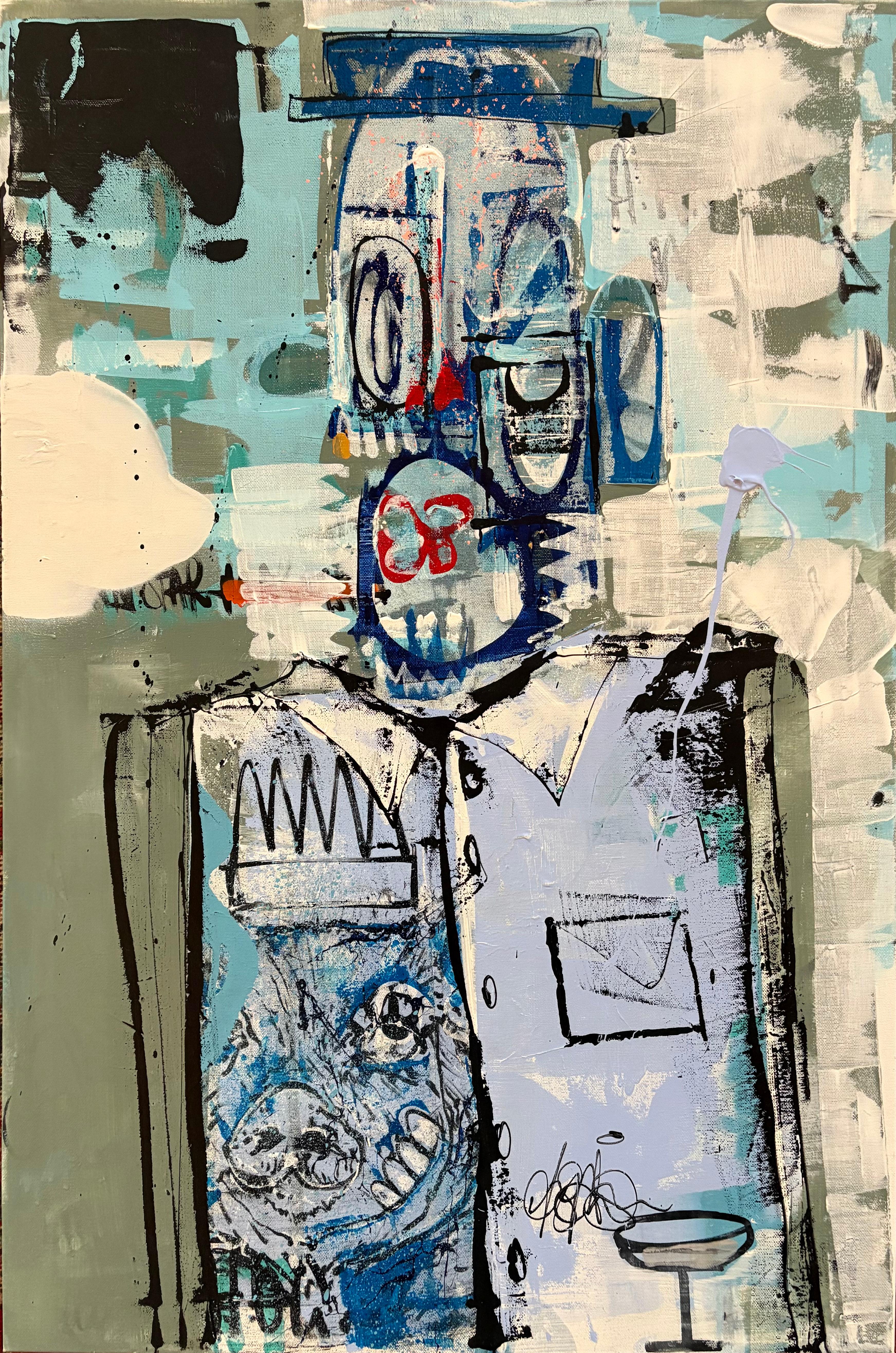 Joseph Gilgun Figurative Painting - Jimmy Take 2
