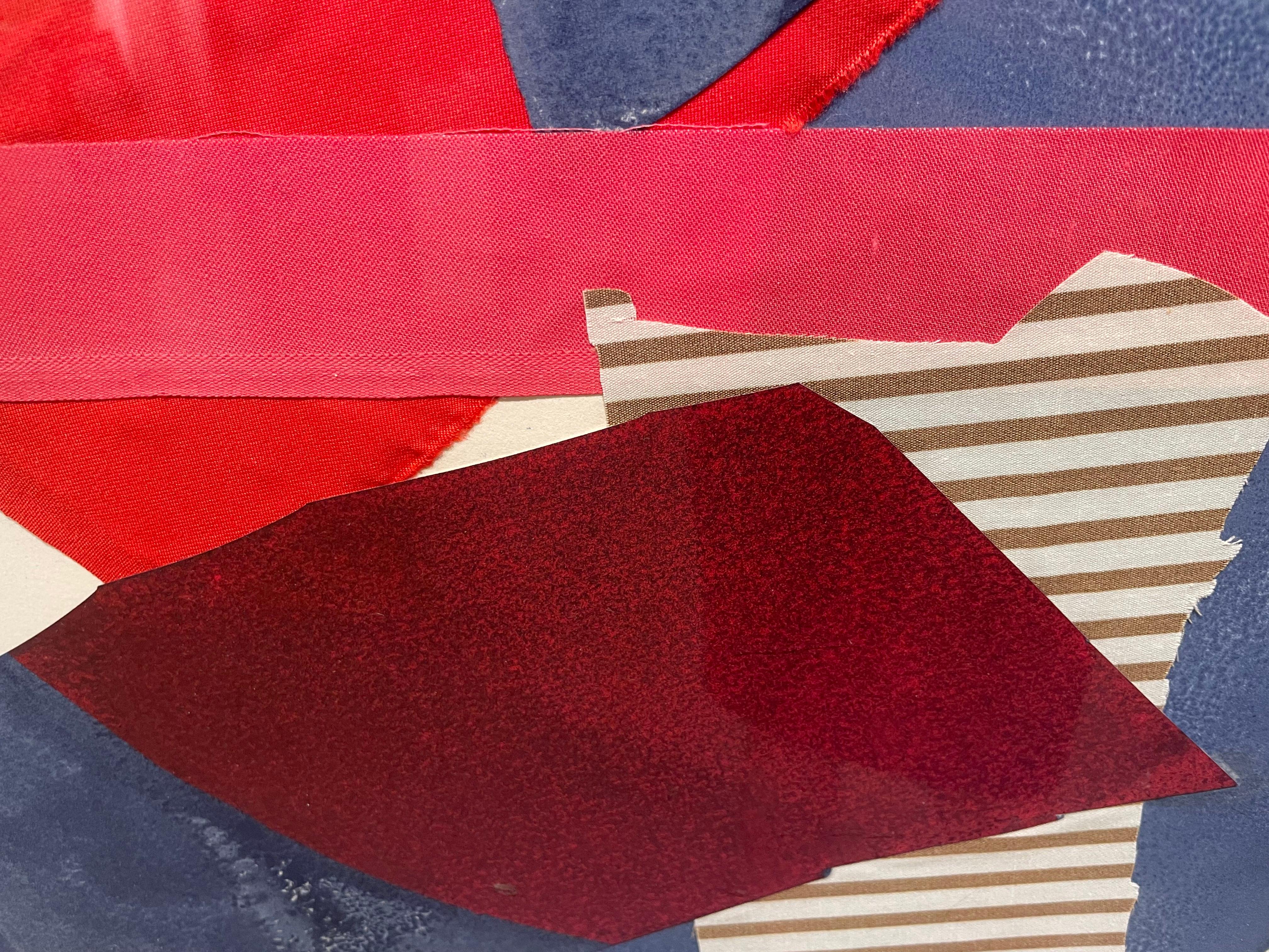 Lanzorate, grand collage abstrait, Artistics New York en vente 10