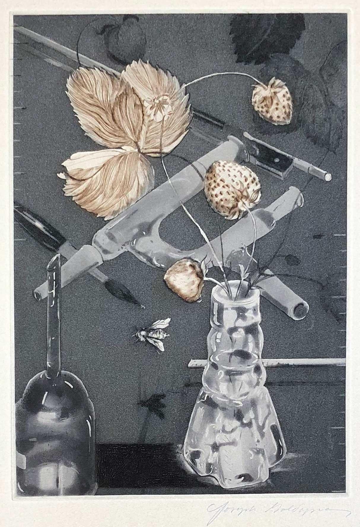 Joseph Goldyne Still-Life Print - untitled (Flowers)