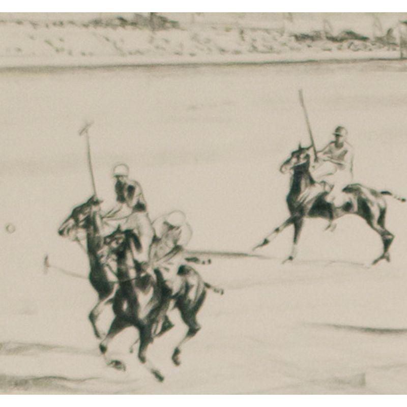Four Intl Polo Players Colour Plate by Joseph Golinkin (1896-1977) For Sale 1