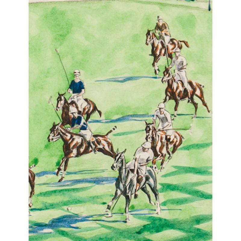 „International Meadow Brook Polo Match“ von Joseph Golinkin (1896-1970) im Angebot 1