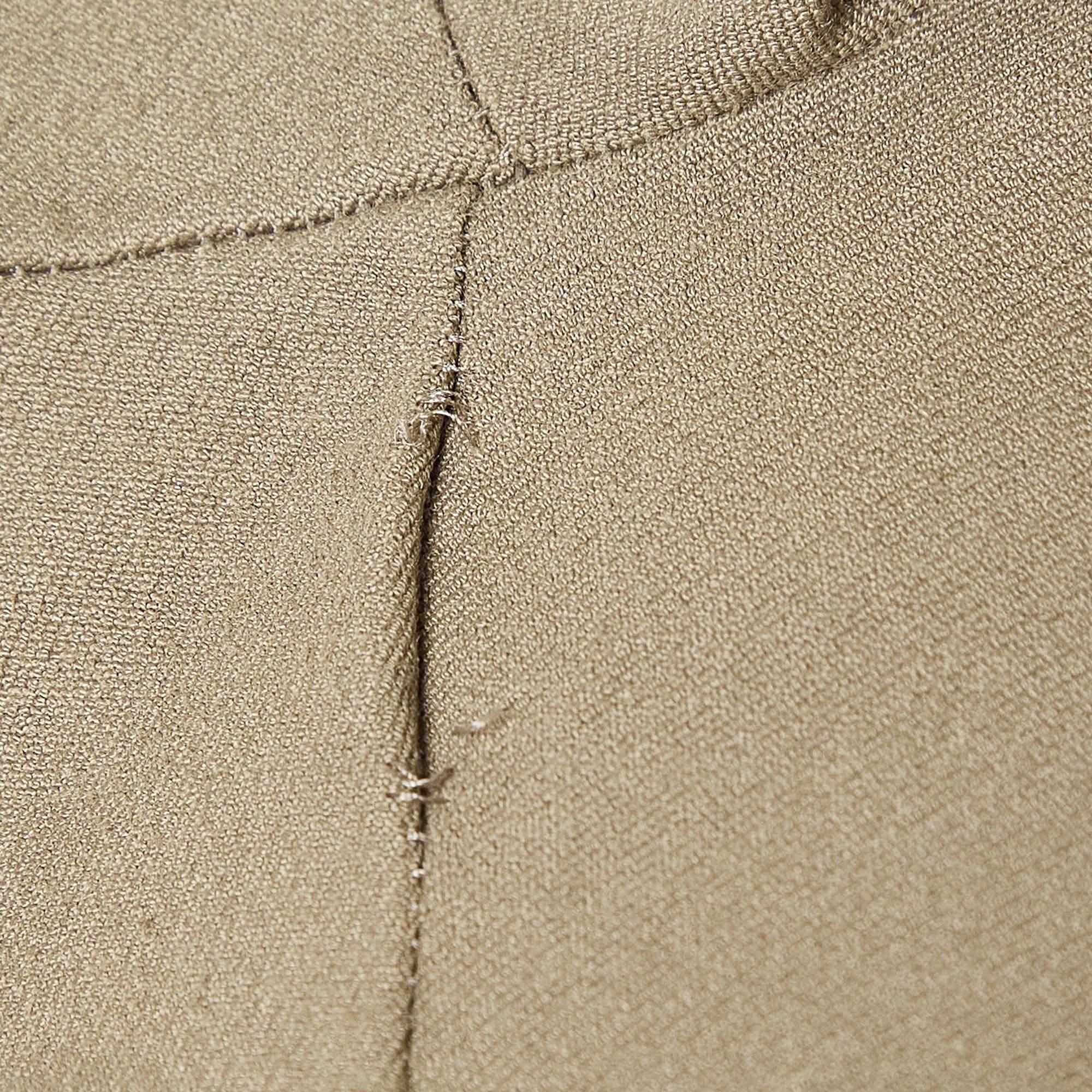 Joseph Green Stretch Gabardine Leggings M In Excellent Condition In Dubai, Al Qouz 2