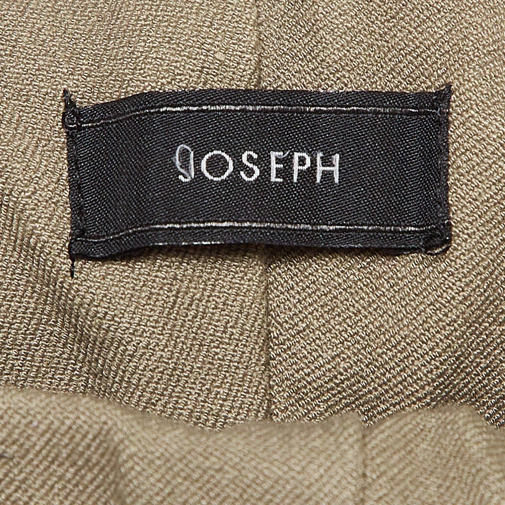 Women's Joseph Green Stretch Gabardine Leggings M