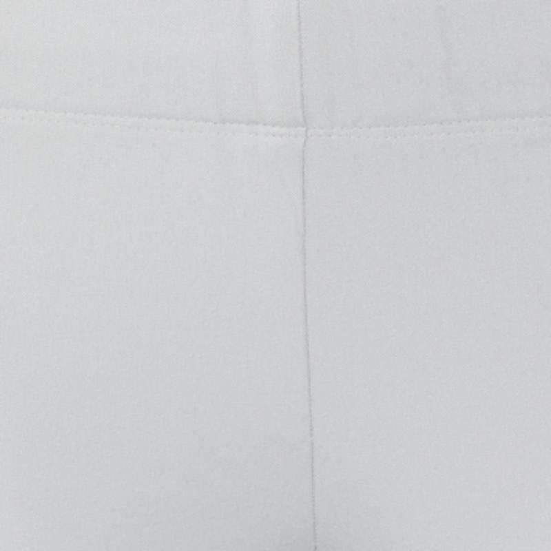 Joseph Grey Stretch Gabardine Leggings S In Good Condition For Sale In Dubai, Al Qouz 2