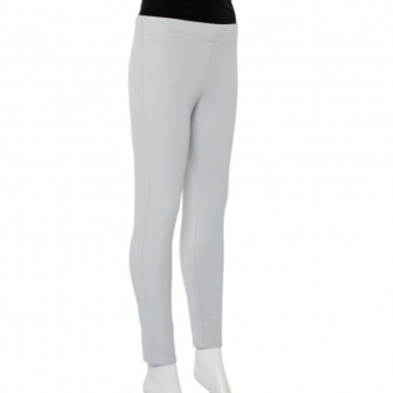 Women's Joseph Grey Stretch Gabardine Leggings S For Sale