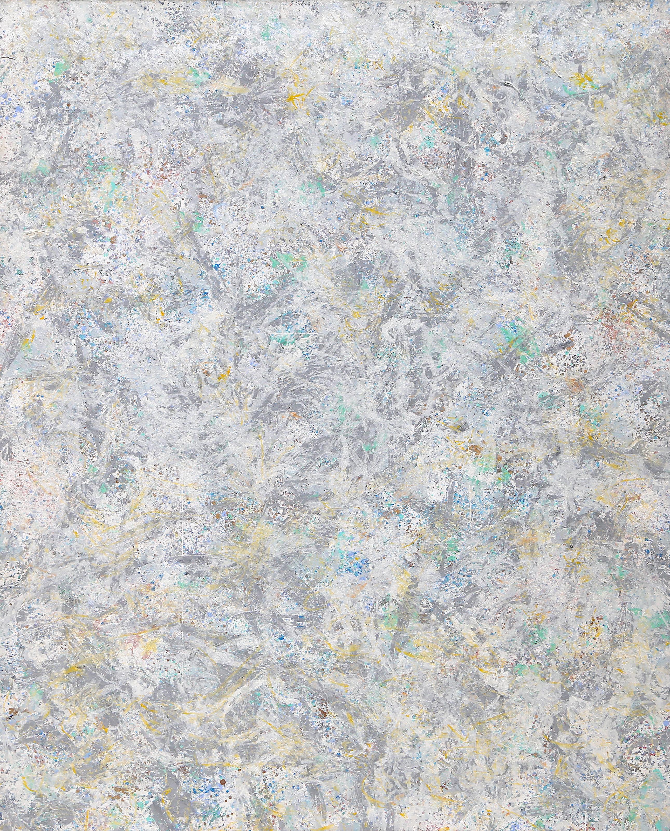 Joseph Grippi, American (1924 -2001) - Snowfall, Year:  circa 1975, Medium:  Oil and Acrylic on canvas, Size:  60 x 48 in. (152.4 x 121.92 cm)