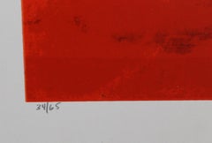 Canyon Series II, Abstract Expressionist Screenprint by Joseph Grippi