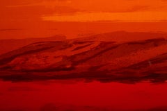 Canyon Series II, Minimalist Screenprint by Joseph Grippi