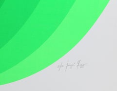 pheres, sérigraphie abstraite géométrique colorée de Joseph Grippi