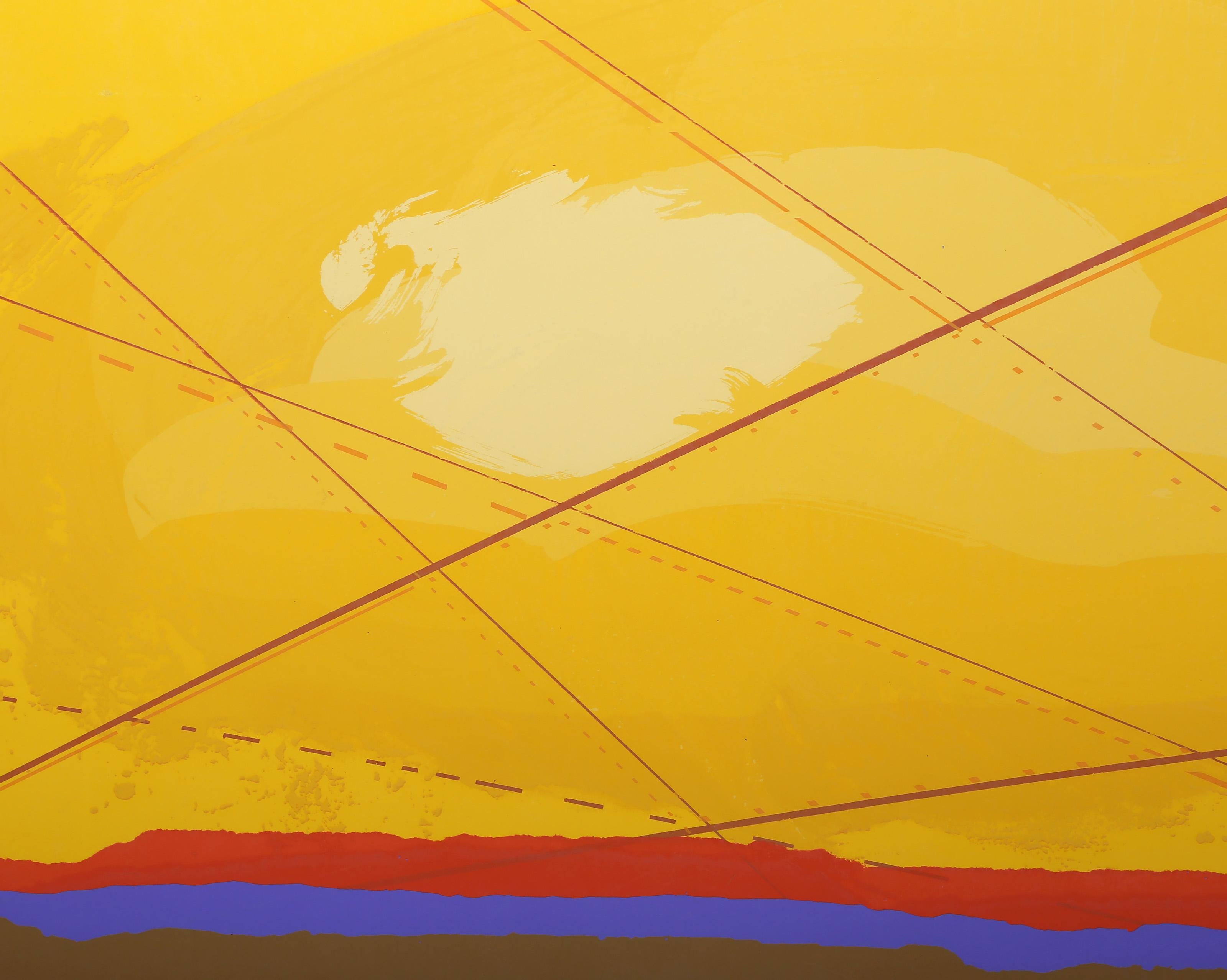 Flight Paths, Modern Screenprint Monoprint by Joseph Grippi For Sale 1