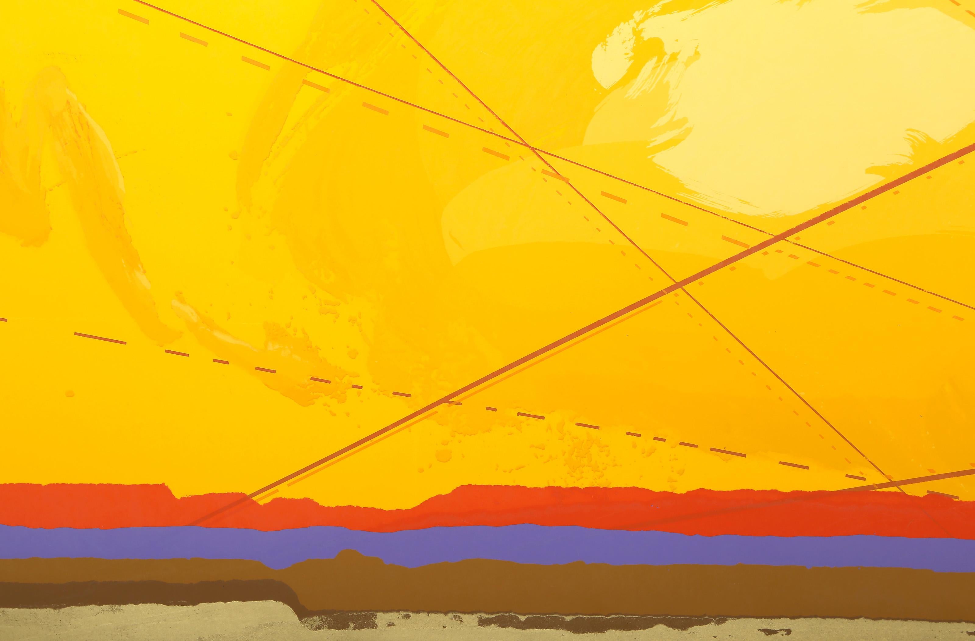 Flight Paths, Modern Screenprint Monoprint by Joseph Grippi For Sale 2