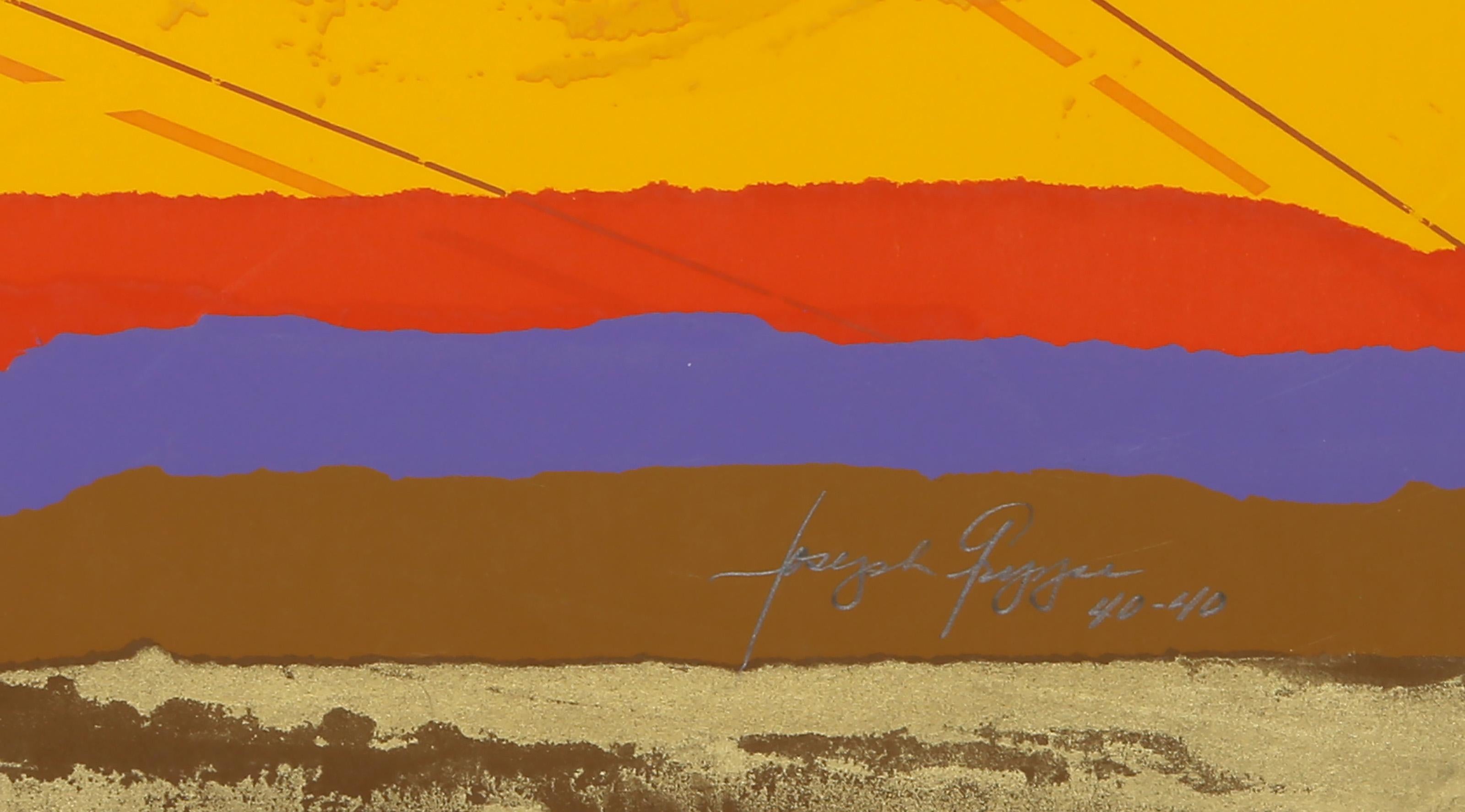 Flight Paths, Modern Screenprint Monoprint by Joseph Grippi For Sale 3