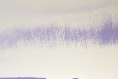 Landscape in Purple, Green, Blue and Red - Abstract Screenprint by Joseph Grippi