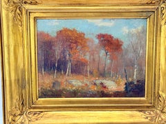 Joseph H. Greenwood (MA, 1857-1927) Tonalist New England Landscape