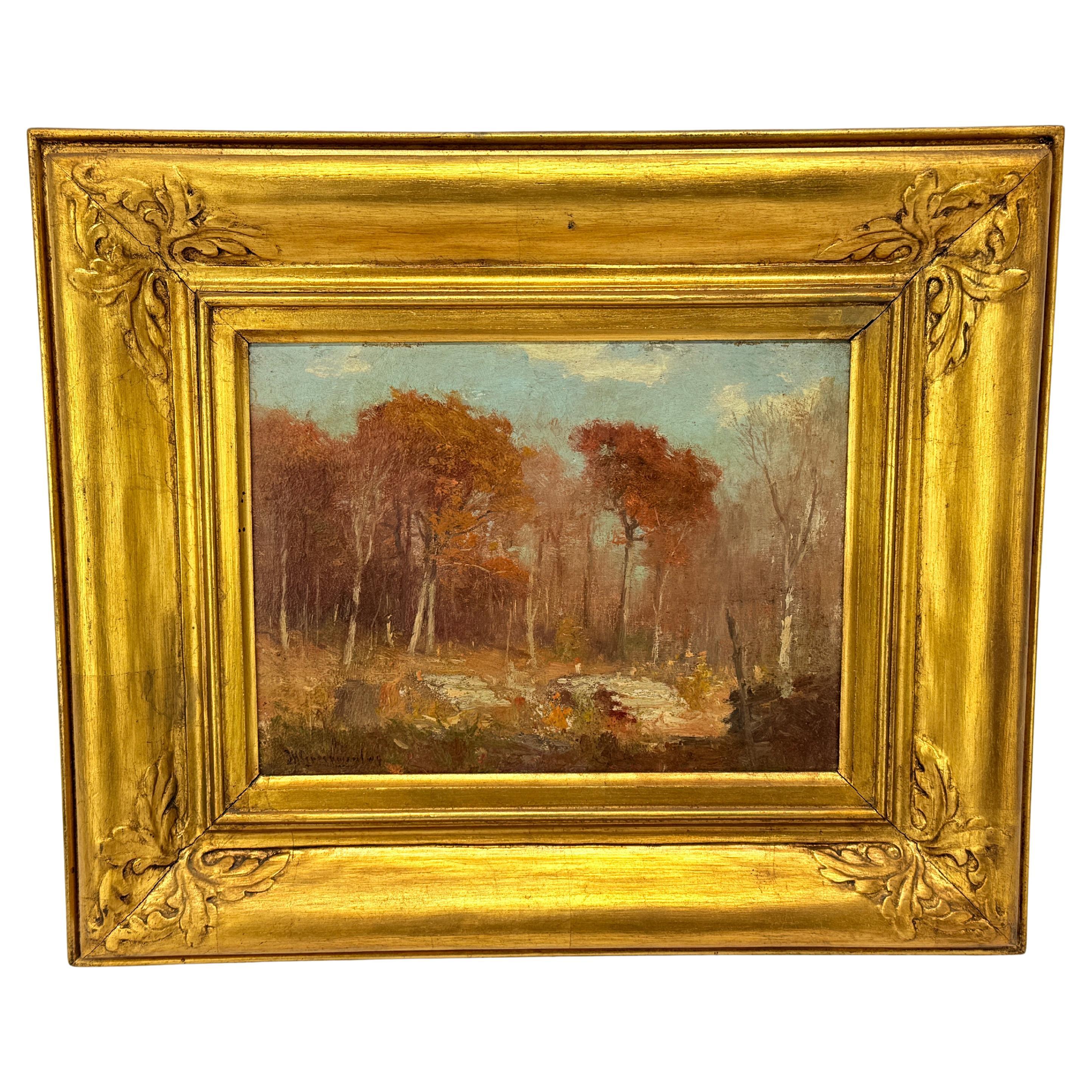 Joseph H. Greenwood (MA, 1857-1927) Tonalist New England Landscape