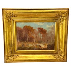 Joseph H. Greenwood (MA, 1857-1927) Tonalist New England Landscape