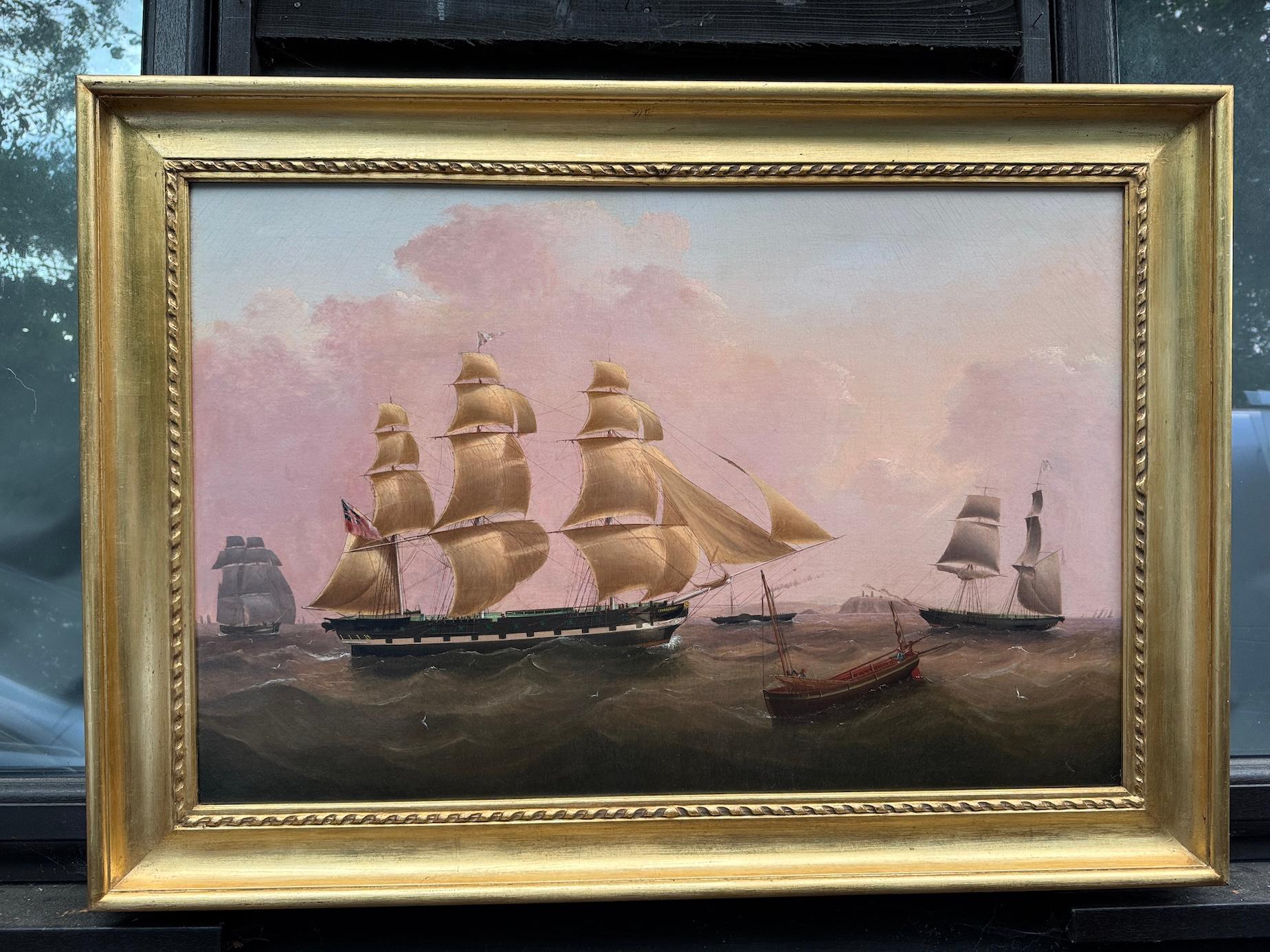 19th century Ship portrait of the For Sale 5