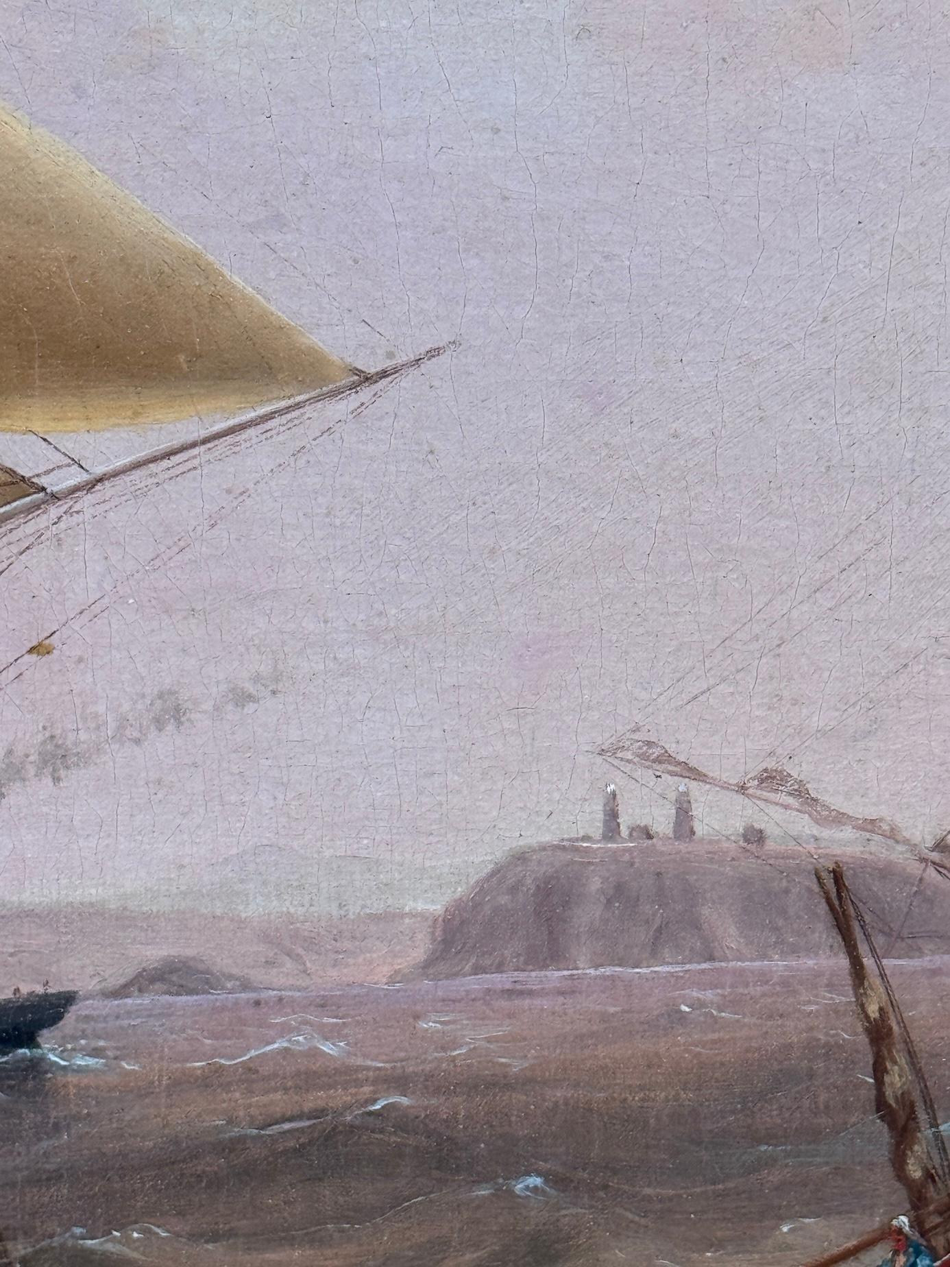 19th century Ship portrait of the For Sale 6