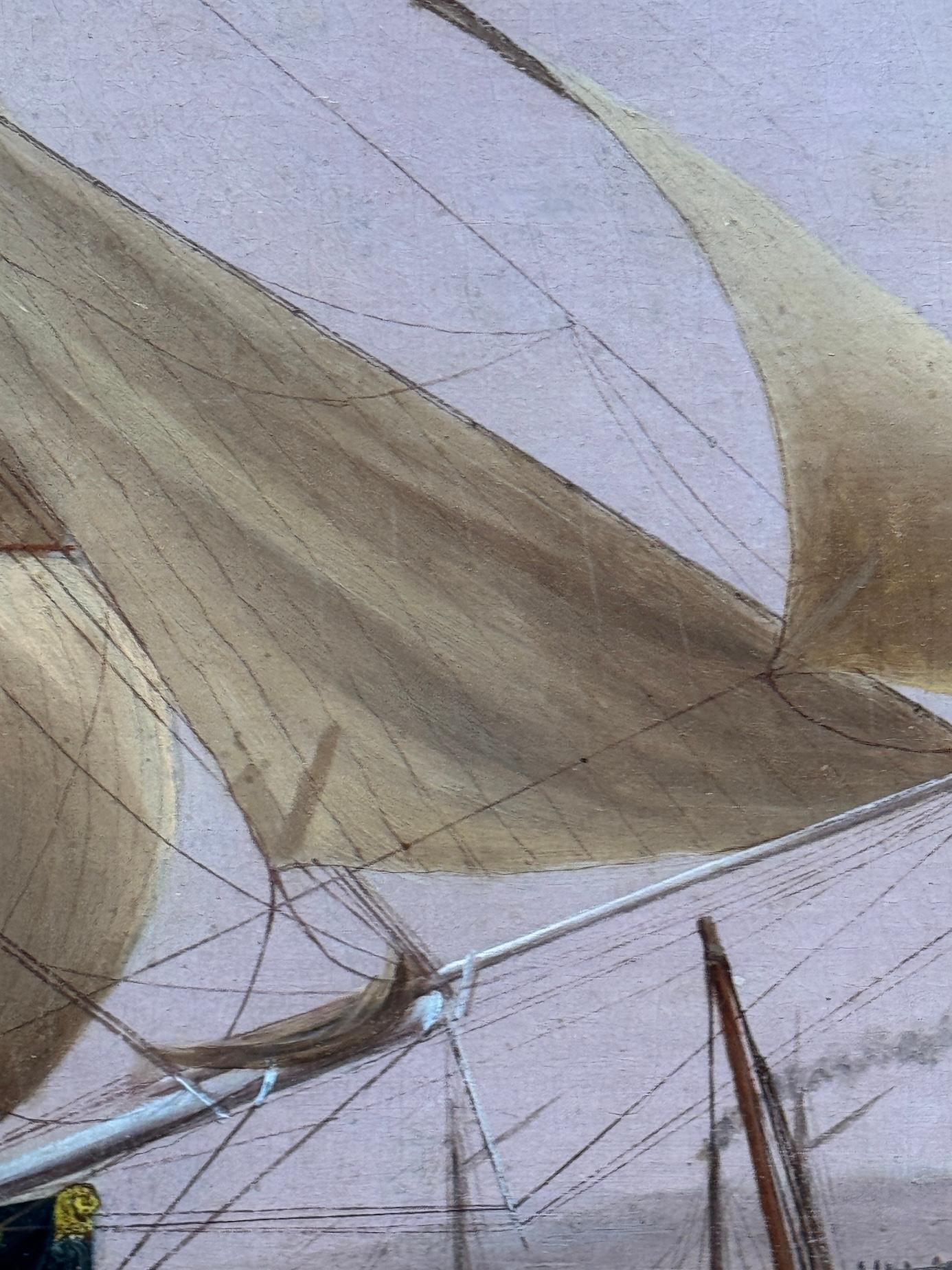 19th century Ship portrait of the For Sale 2
