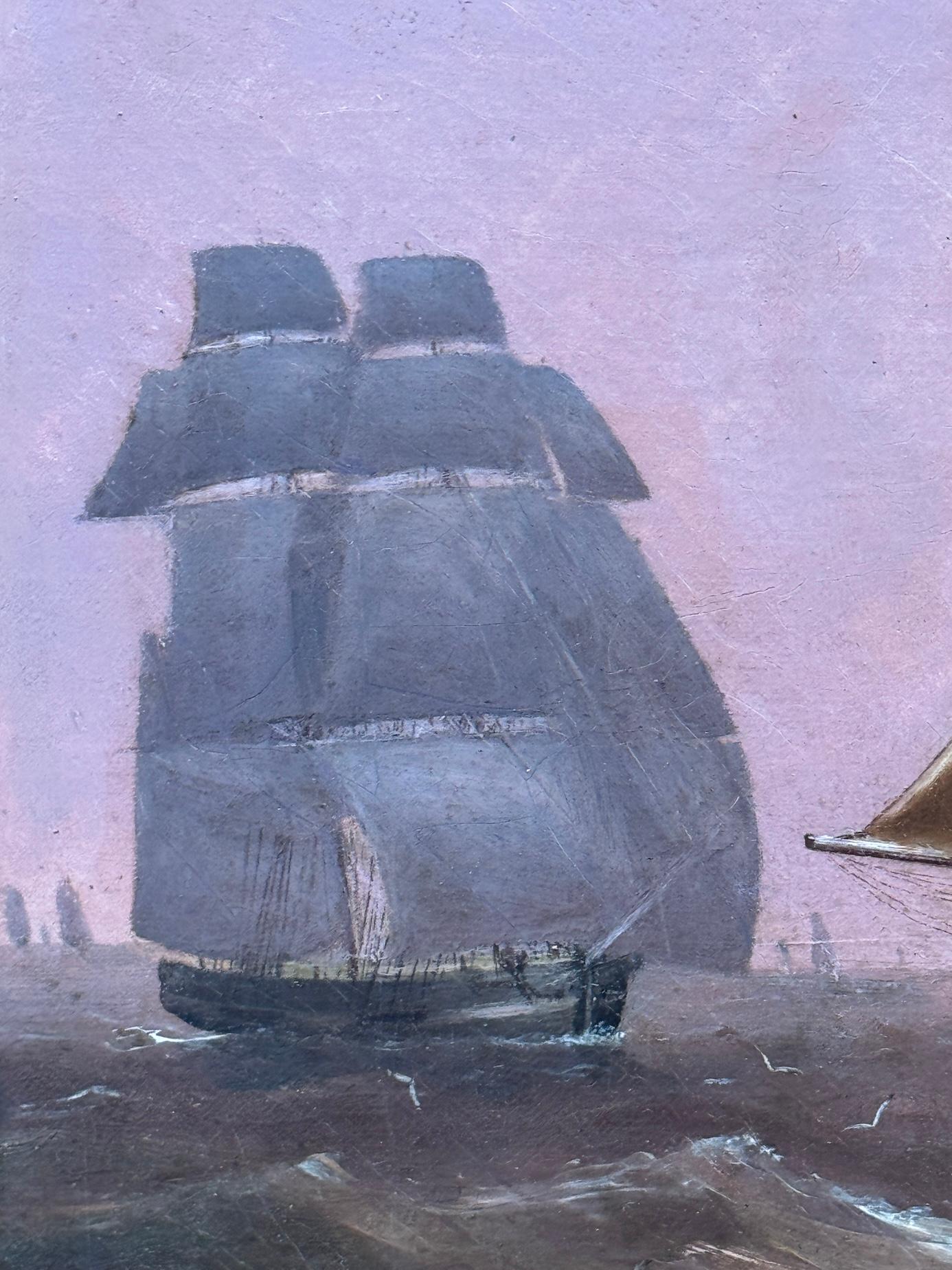19th century Ship portrait of the For Sale 4