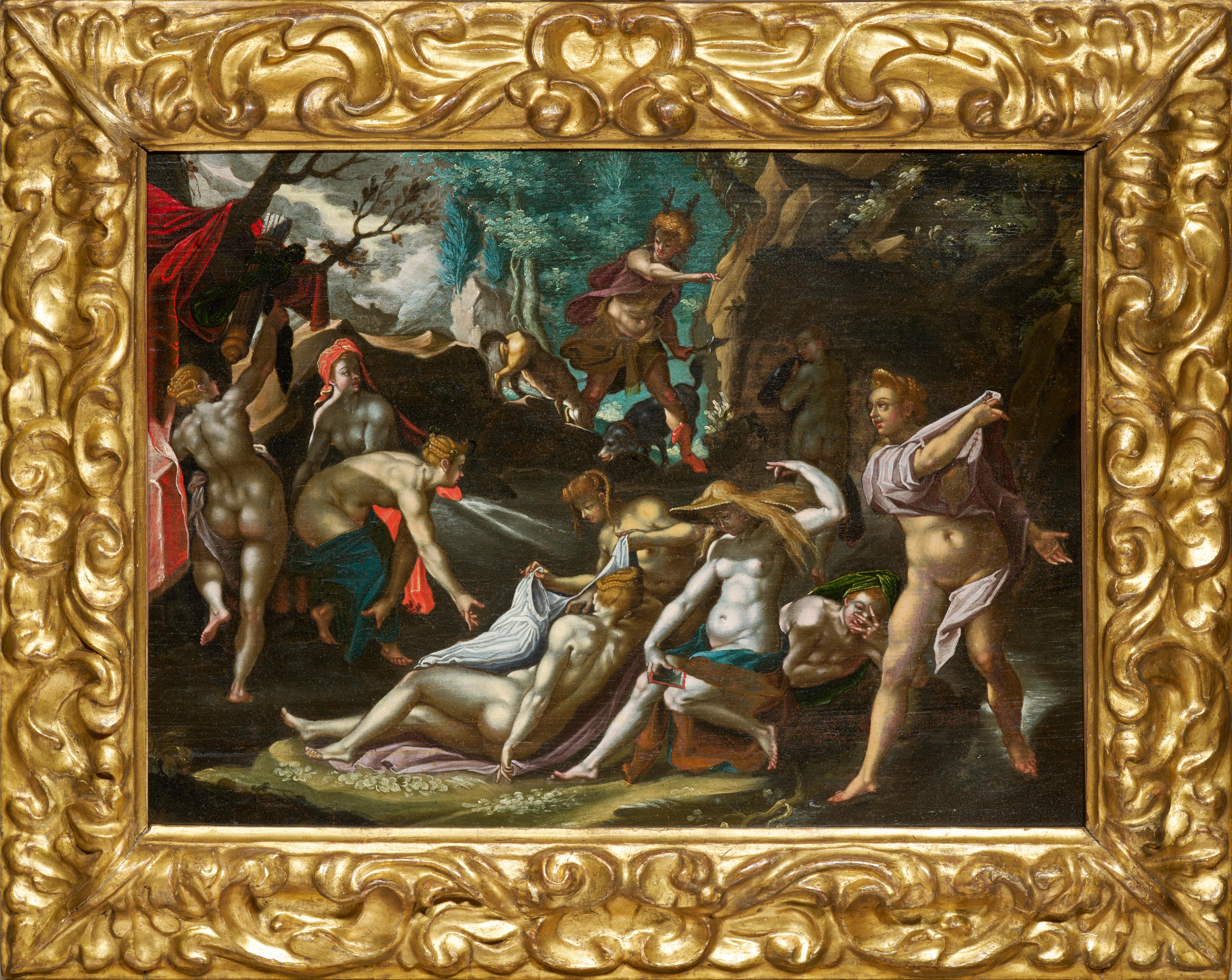 Diana und Actaeon, ein geradliniges Gemälde nach Joseph Heintz, dem Älteren