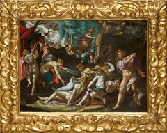 Antique Diana and Actaeon, a Mannerist painting after Joseph Heintz the Elder
