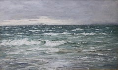 Clearing After The Rain - Scottish 19thC Impressionist art seascape oil painting