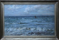 Paysage marin écossais - Impressionniste écossais 19ème siècle art peinture à l'huile Ecosse
