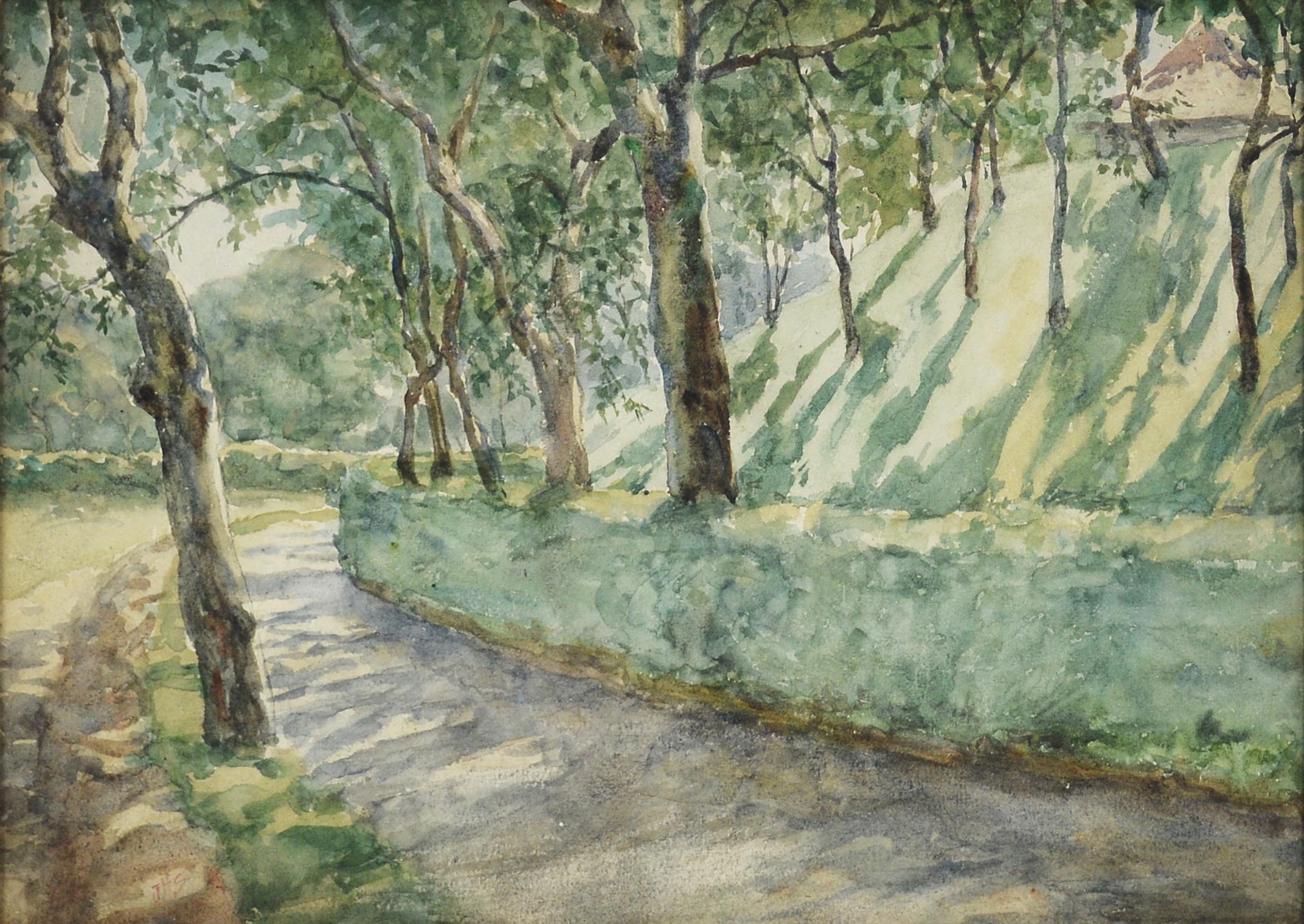 Apple Trees, Bavaria - Painting by Joseph Henry Sharp