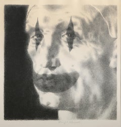 Gemalter Mann, Amerikanischer Realist Lithographie von Joseph Hirsch