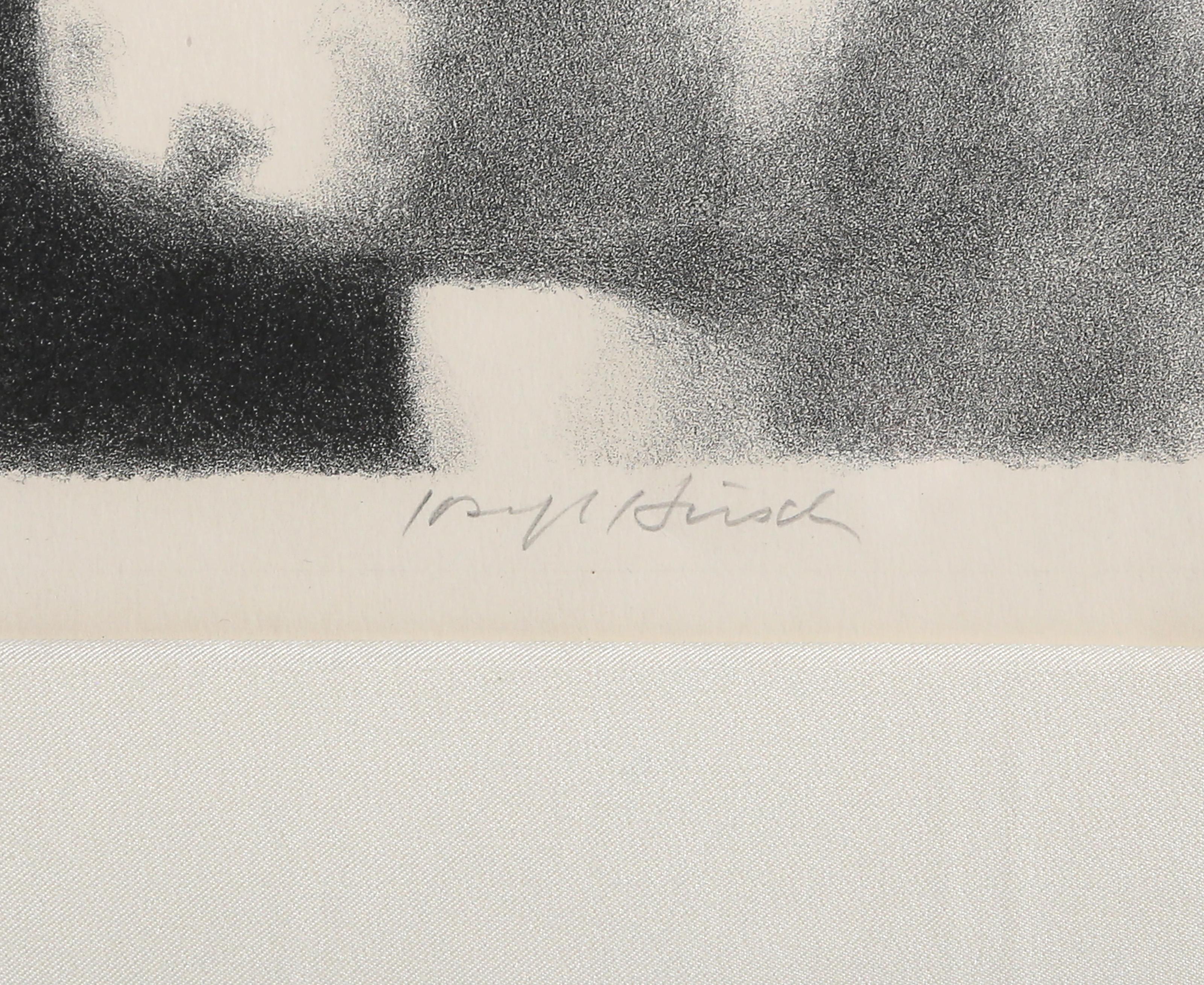 Farbiger Mann, Amerikanischer Realist Lithographie von Joseph Hirsch im Angebot 3