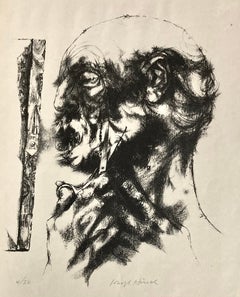 Vintage Joseph Hirsch, (Cutting the Beard)