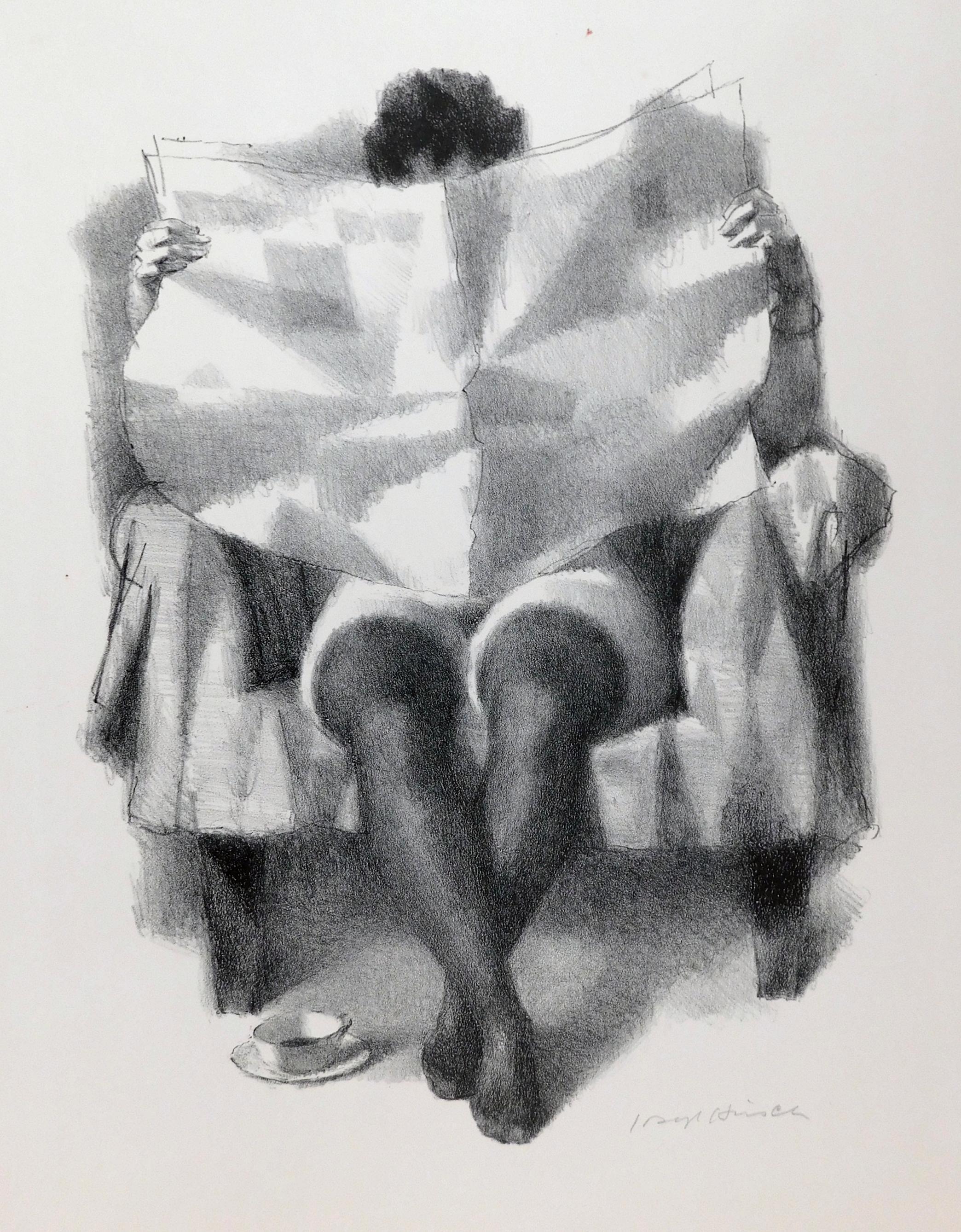Joseph Hirsch Original Lithograph, Pencil Signed, 1961, 