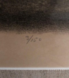 Joseph Hirsch "September Morn" Rare Variant Signed / Numbered, circa 1960s