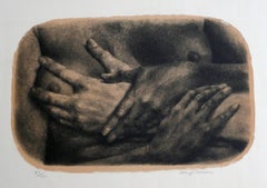 UNTITLED (WOMAN WITH HANDS ACROSS BREASTS)