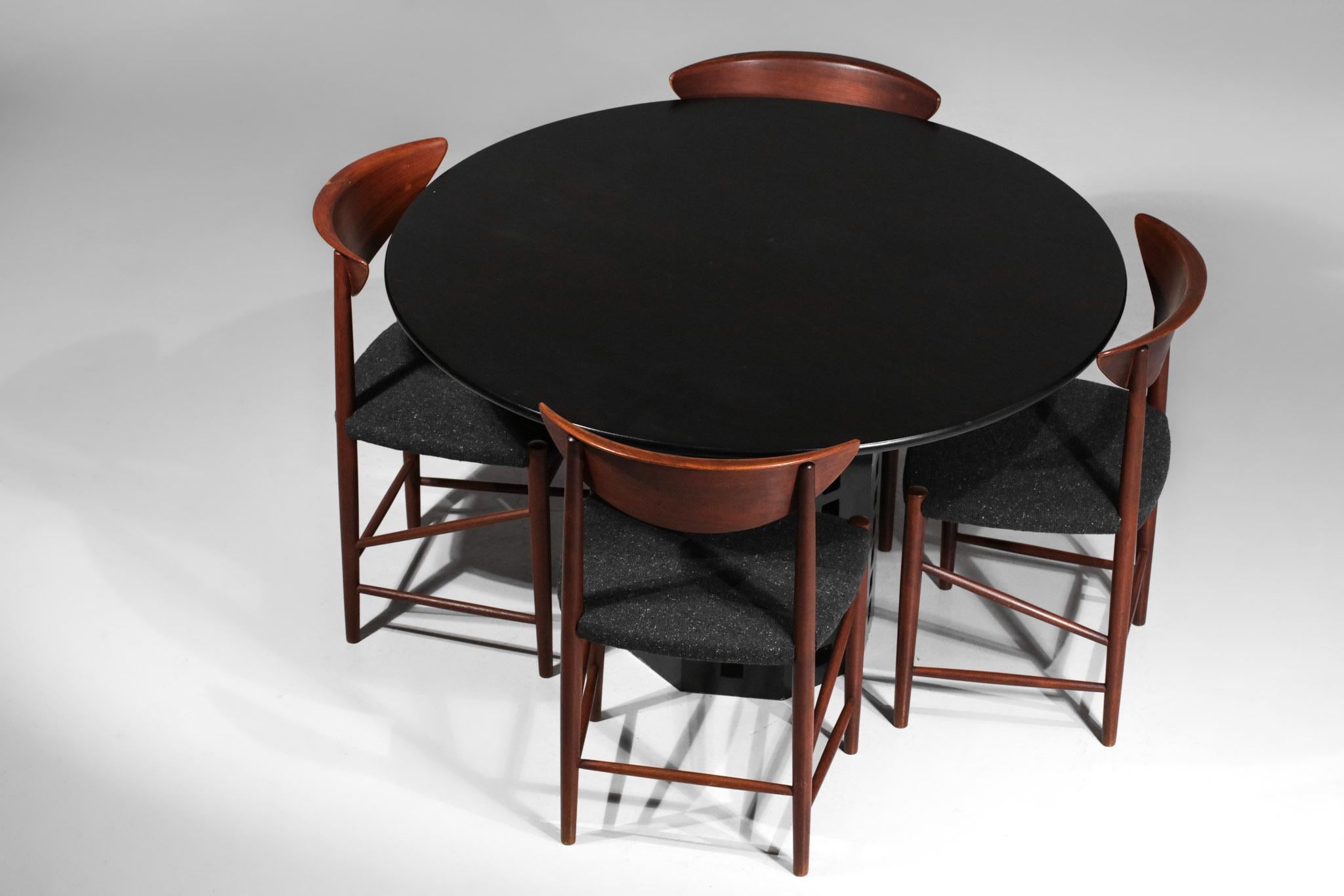 Joseph Hoffman Dining Table Reissue 70's Lacquered Wood - G046 For Sale 1
