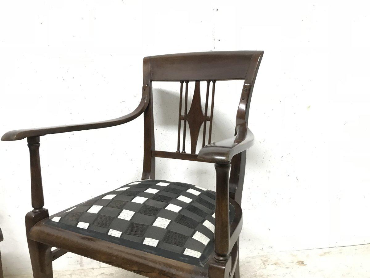 Joseph Hoffmann in the Style of a Secessionist Five-Piece Bentwood Salon Set For Sale 6