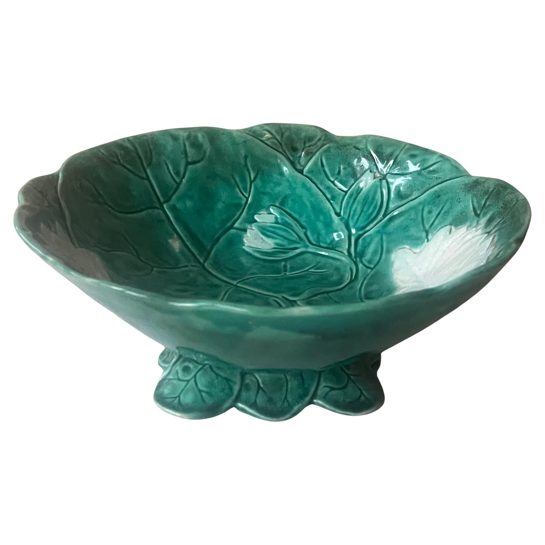 Joseph Holdcroft Pond Lily Footed Bowl, c. 1880
s