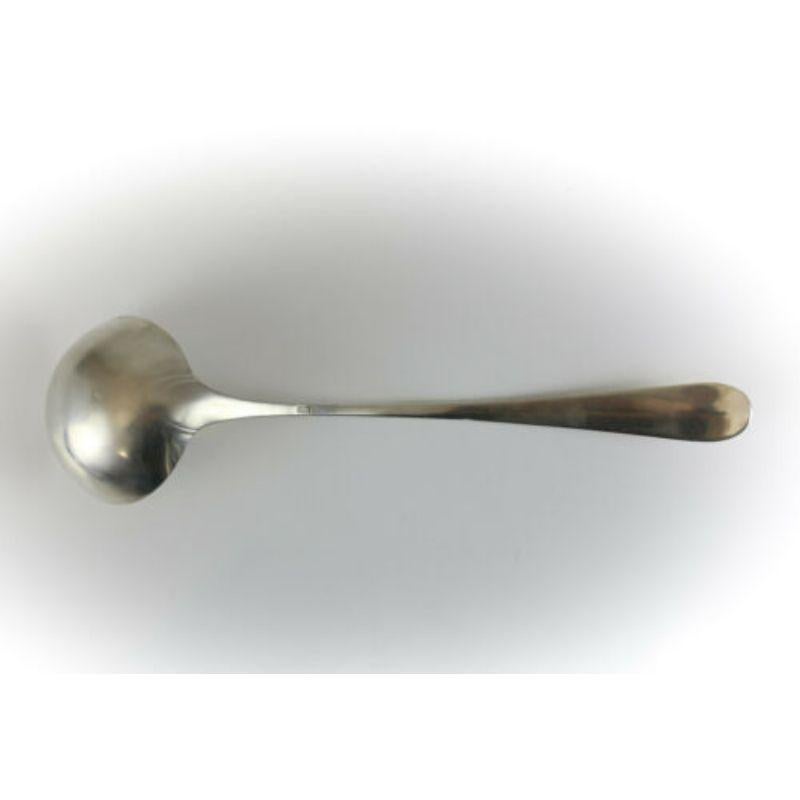 Joseph Holt Ingraham American Coin Monogrammed Rare Silver Punch Ladle, c1800 In Fair Condition For Sale In Gardena, CA