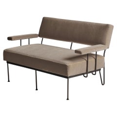 Joseph Inco, Sillón, Hierro, Tela de mohair, EEUU, Años 50