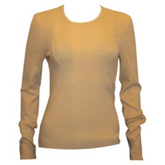 Joseph Jersey de punto de seda color marfil