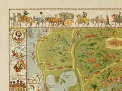 Jo Mora's 1928 "Carte" of San Diego, Very Rare Pictorial Map