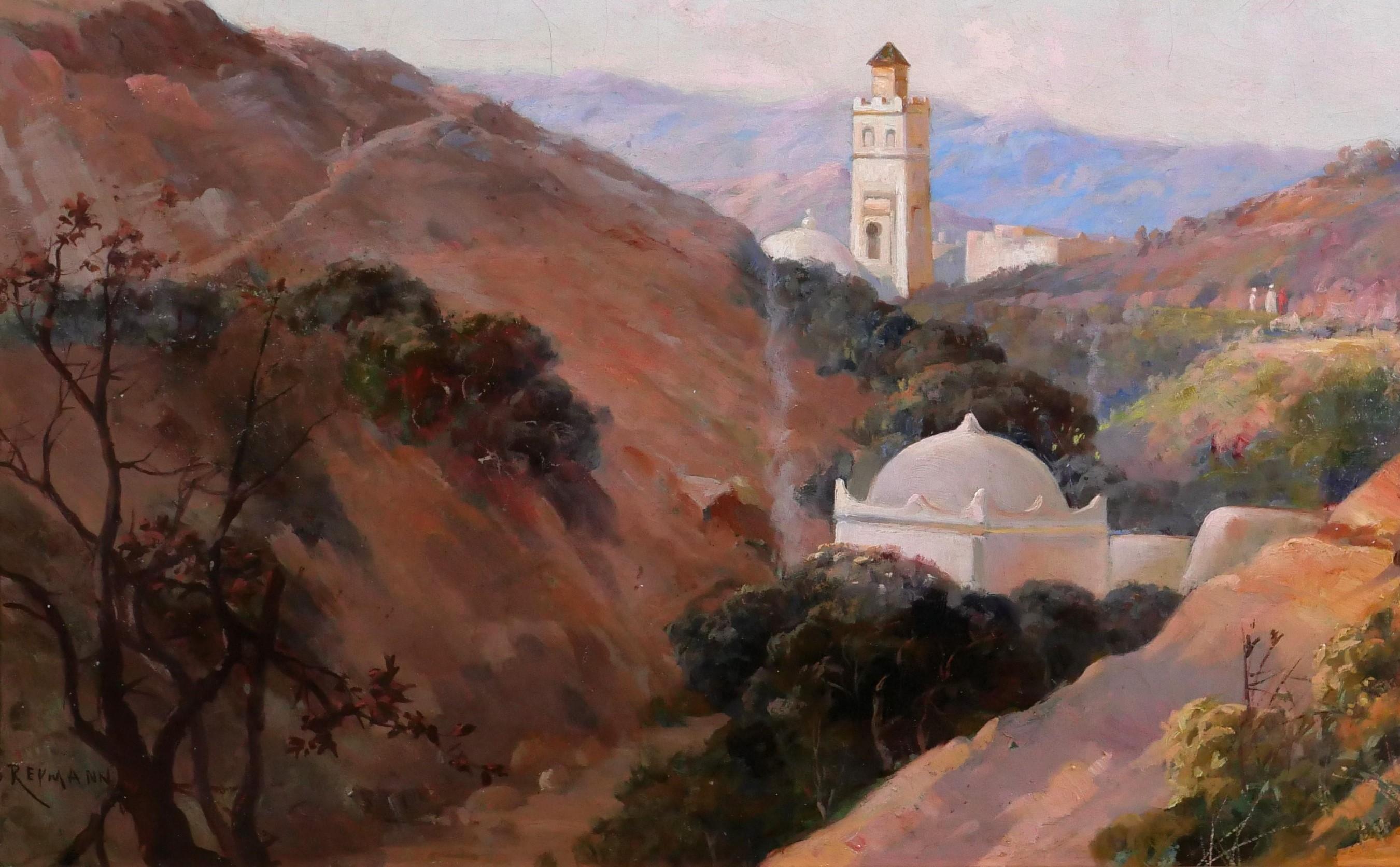 Algeria, Orientalist landscape For Sale 4